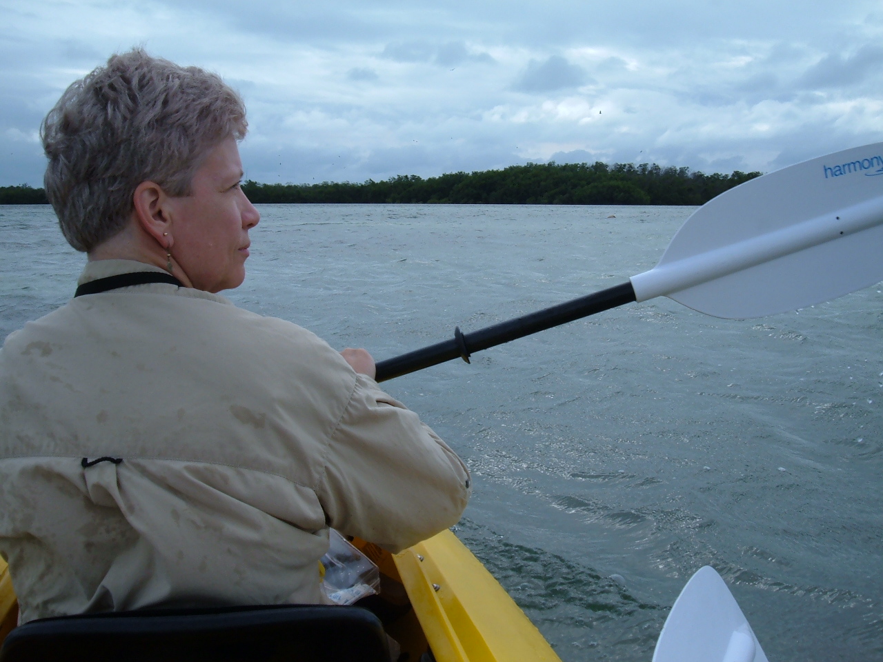 Susan in Kayak